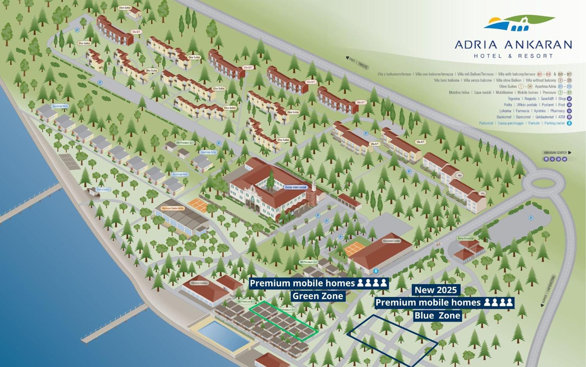 Premium Mobile Homes - Hotel & Resort Adria Ankaran Bagian luar foto
